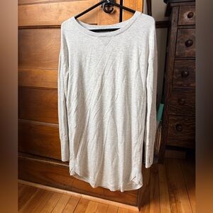 Athleta Heather Gray Knit Top